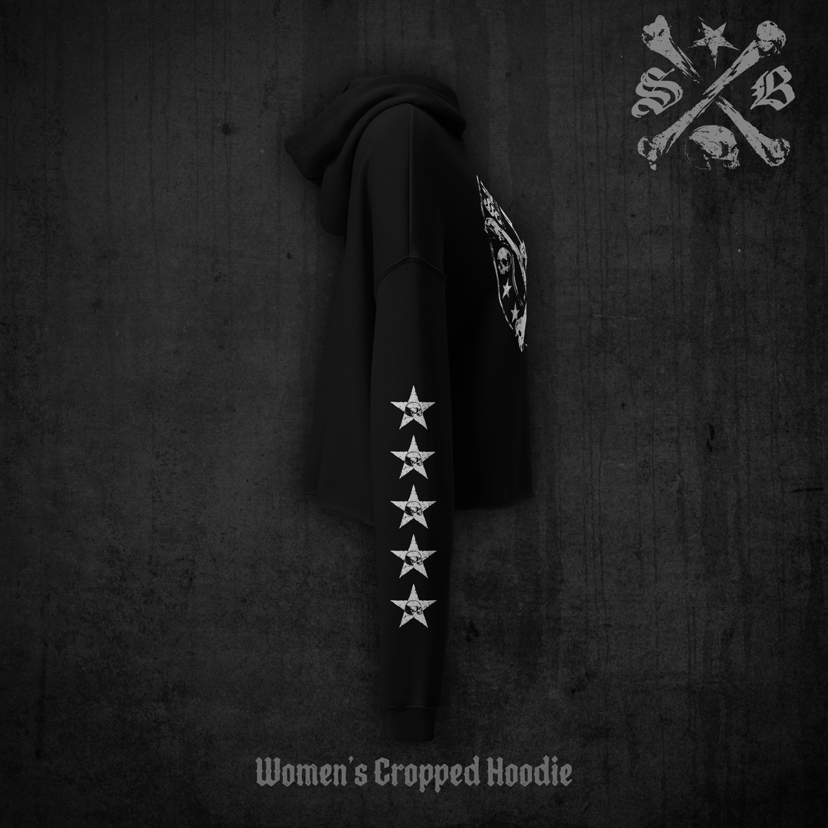 The Crypt Cropped Hoodie