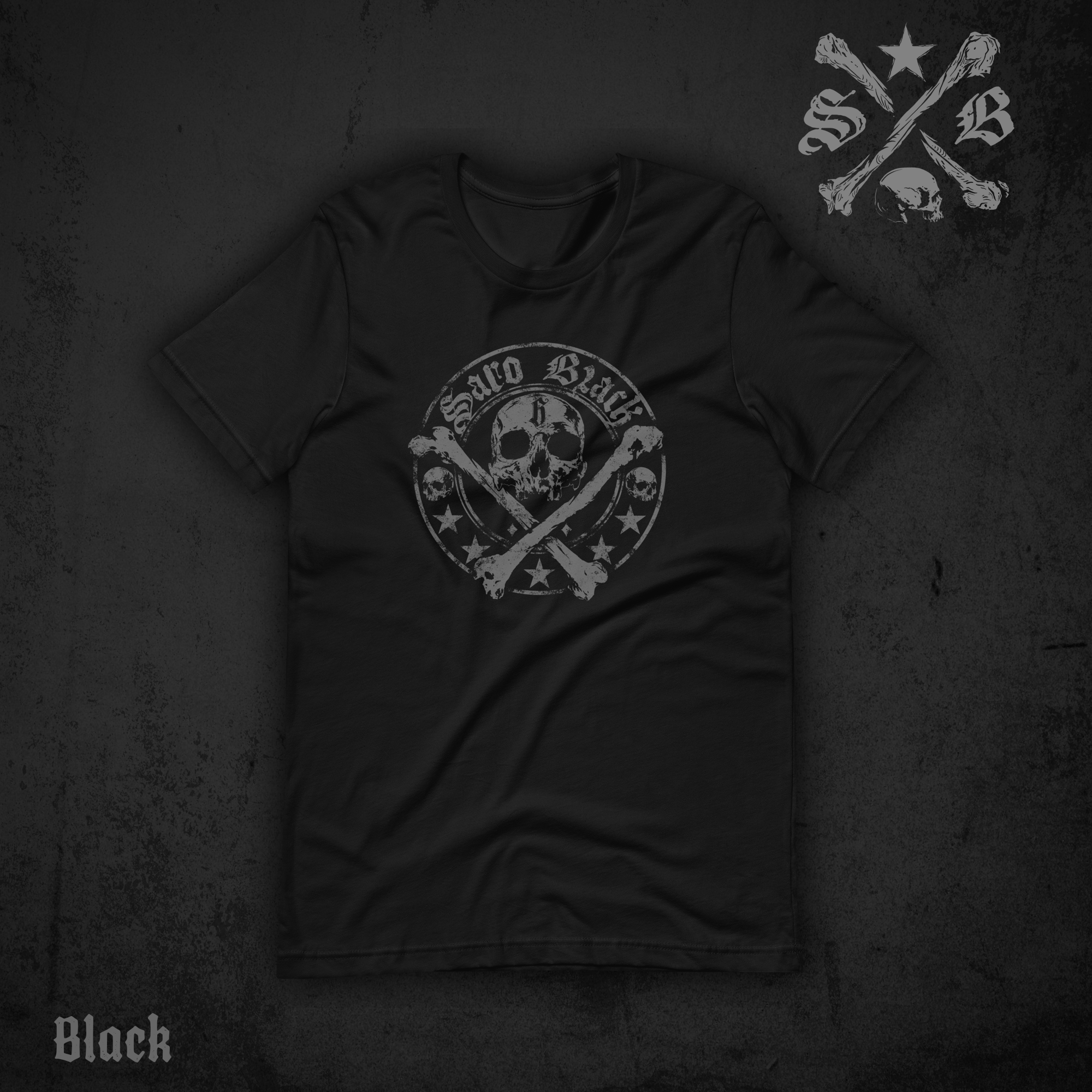 Rock Graphic T Shirts | Saro Black