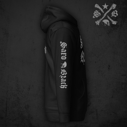 Saro Black classic logo Hoodie