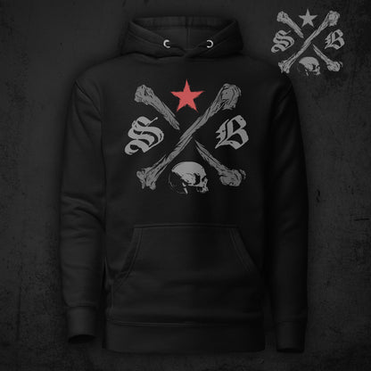 Saro Black logo Hoodie