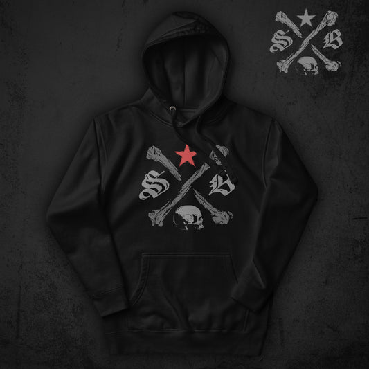 Saro Black logo Hoodie