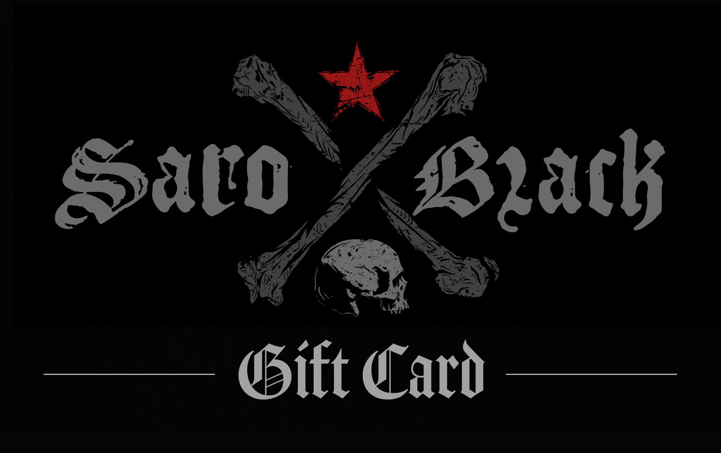 Saro Black Gift Card