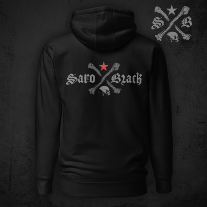 Saro Black classic logo Hoodie