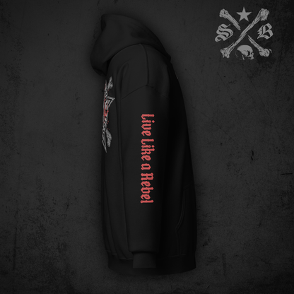 Black Star Icon zip hoodie - Sleeve Prints