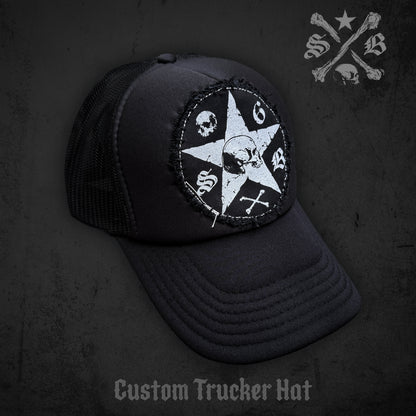 Star Skull Custom Trucker Hat