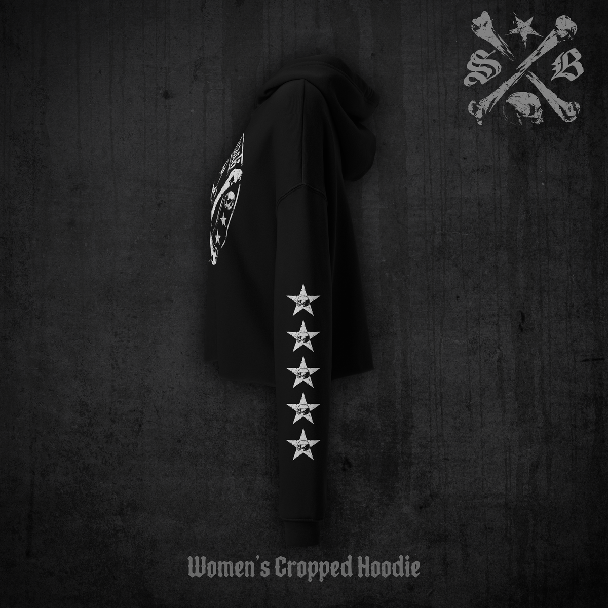 The Crypt Cropped Hoodie