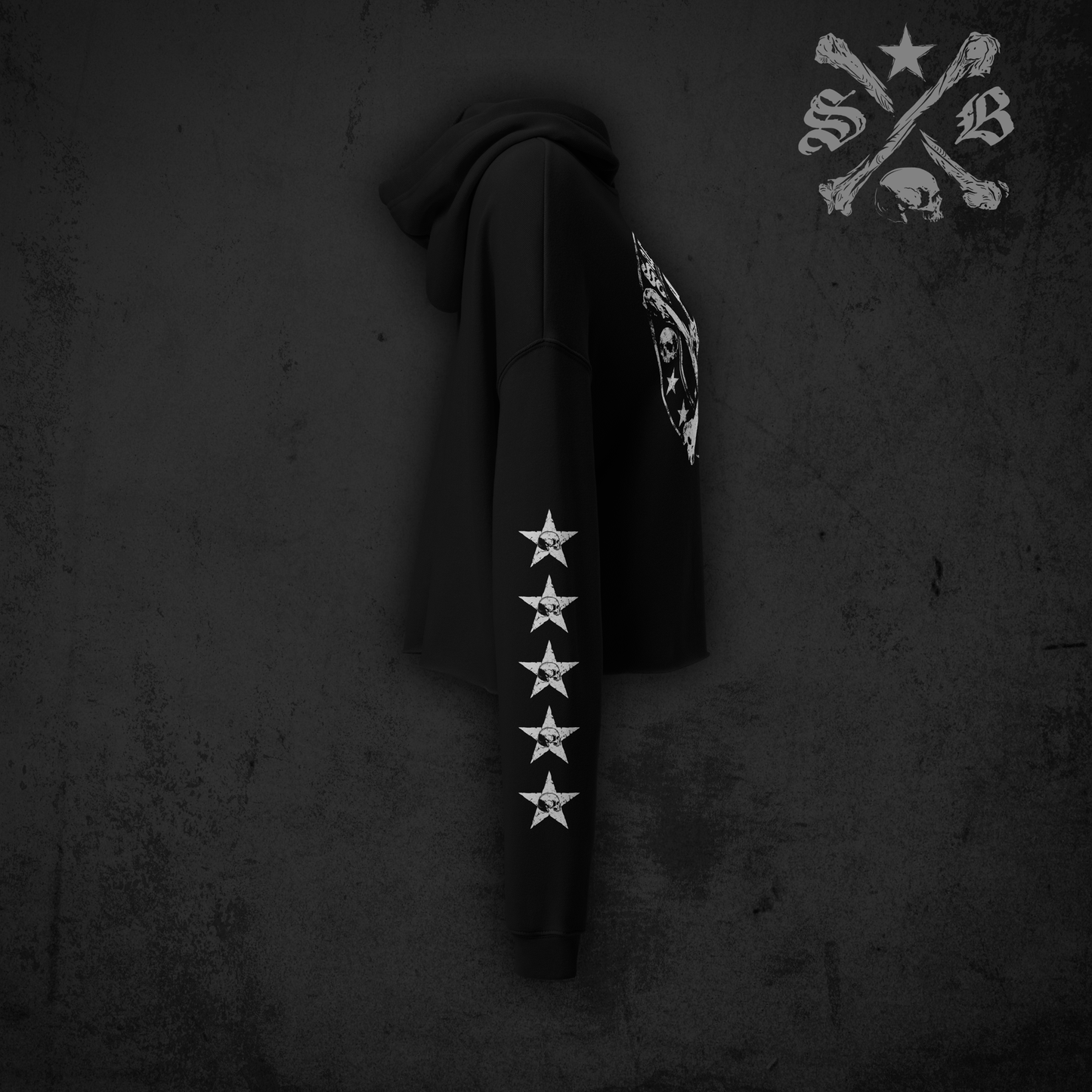 The Crypt Cropped Hoodie