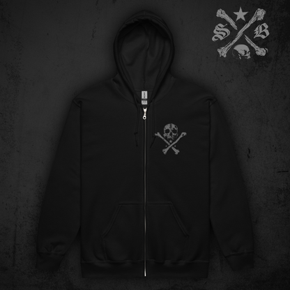 The Crypt zip hoodie