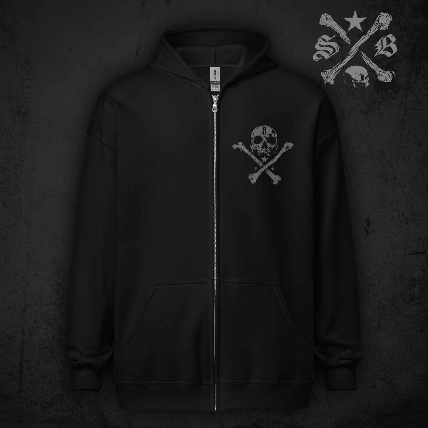 The Crypt zip hoodie